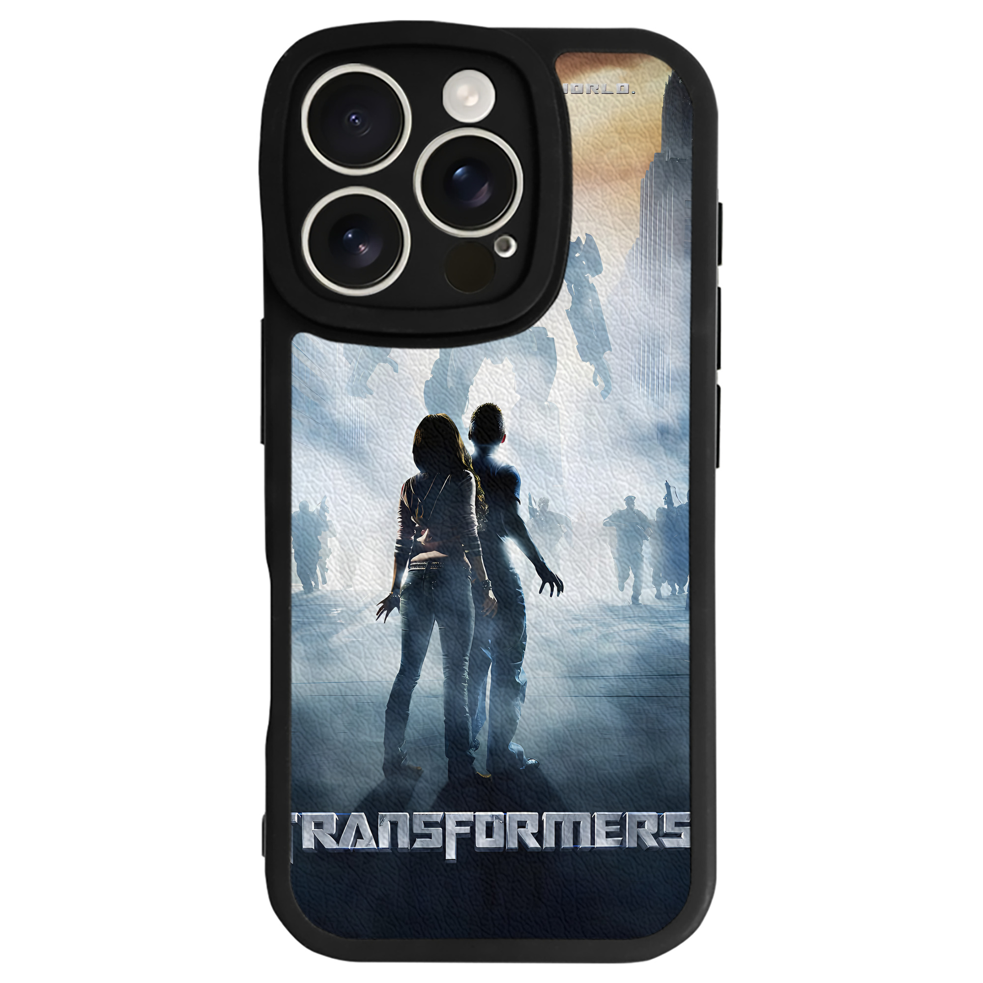 （画像用） Transformers トランスフォーマー 【iPhone 16シリーズ対応】シリコンスマホケース（レザー調） 材質：シリコン